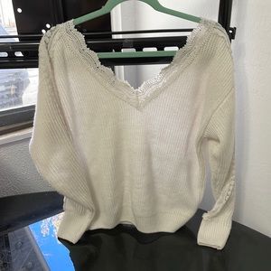 White sweater